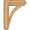 Ekena Millwork Thorton Craftsman Rough Sawn Bracket w/ Offset Brace, Western Red Cedar, 8"W x 26"D x 34"H BKT0806X26X34THR04RWR - alternate 2